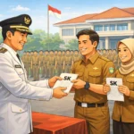 PPPK Paruh Waktu: Menguatkan Pengabdian, Menjaga Harapan Penyerahan-SK-kepada-pegawai-PPPK-2430095414